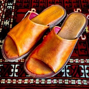 Bed|Stu women’s Leather Slide Sandals